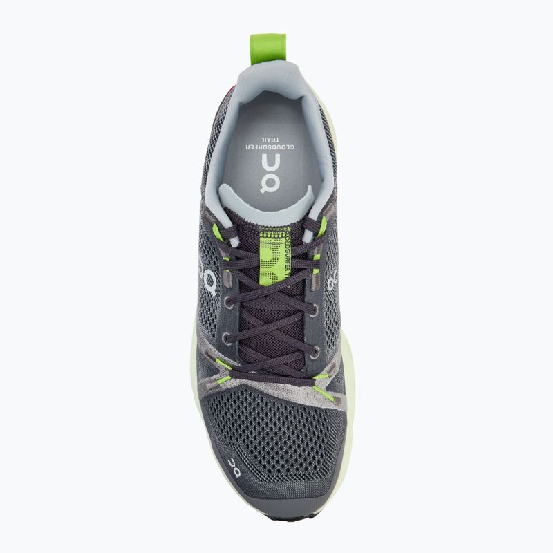 Herren On Cloudsurfer Trail Eisen/Lima Laufschuhe 5