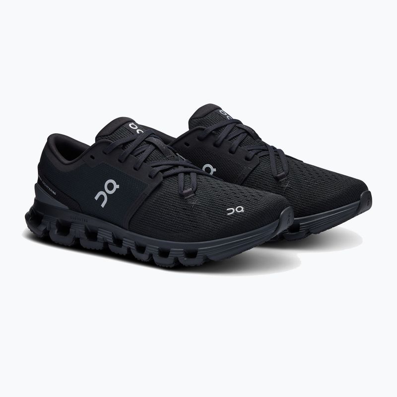 Damen Laufschuhe On Cloud X 4 schwarz/eclipse 8