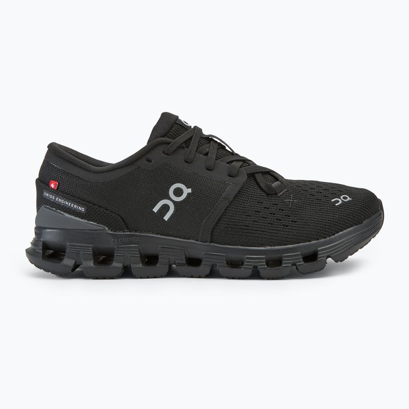 Damen Laufschuhe On Cloud X 4 schwarz/eclipse 2