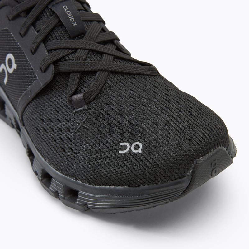 Damen Laufschuhe On Cloud X 4 schwarz/eclipse 7