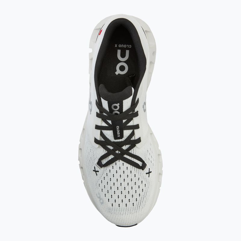 Damen Laufschuhe On Cloud X 4 elfenbein/schwarz 5