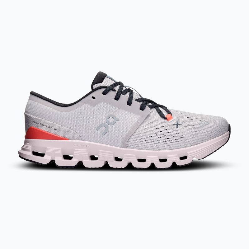 Damen Laufschuhe On Cloud X 4 silber/flame 9