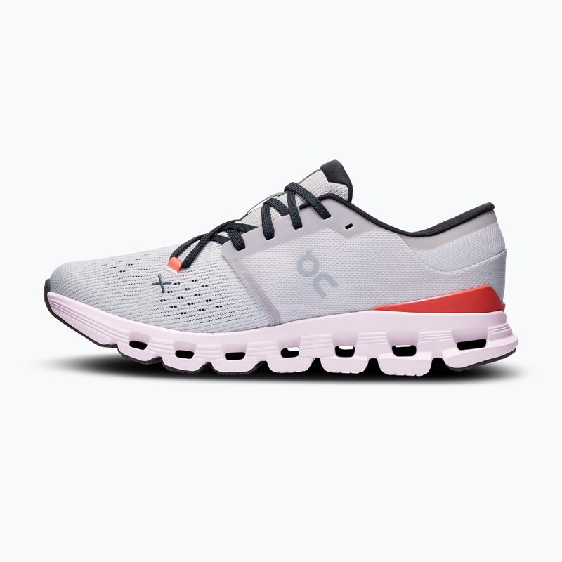 Damen Laufschuhe On Cloud X 4 silber/flame 10