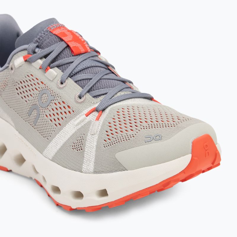 On Cloudsurfer Damen Trail Laufschuhe fossil/elfenbein 7