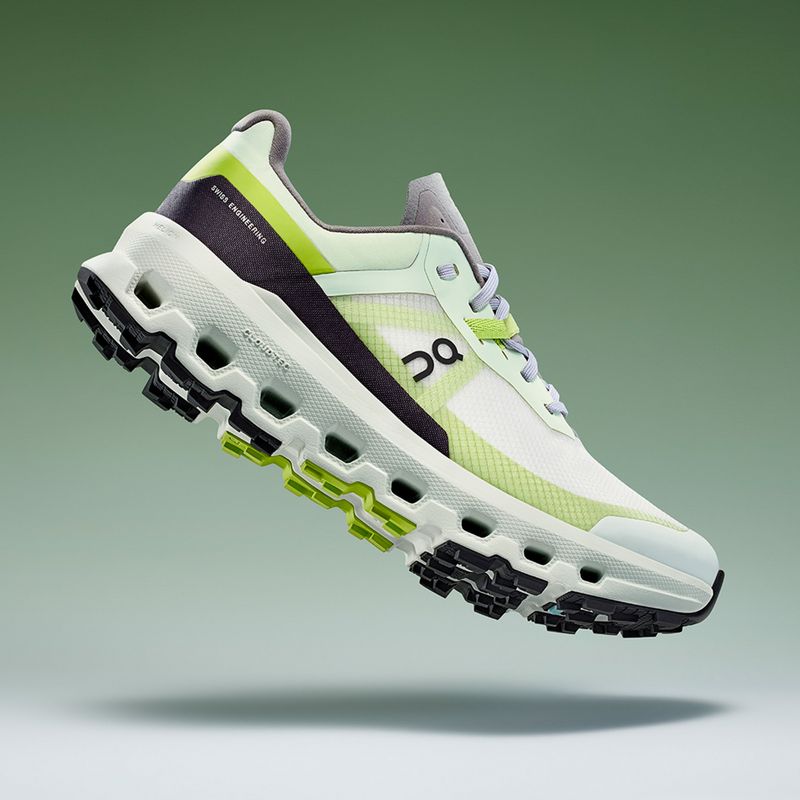 Damen On Running Cloudvista 2 lima/kiwi Laufschuhe 14
