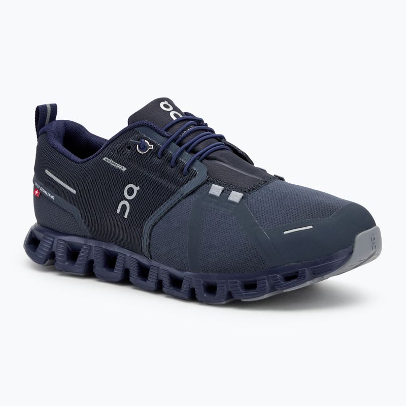 Herren Laufschuhe On Running Cloud 5 Waterproof navy/ink