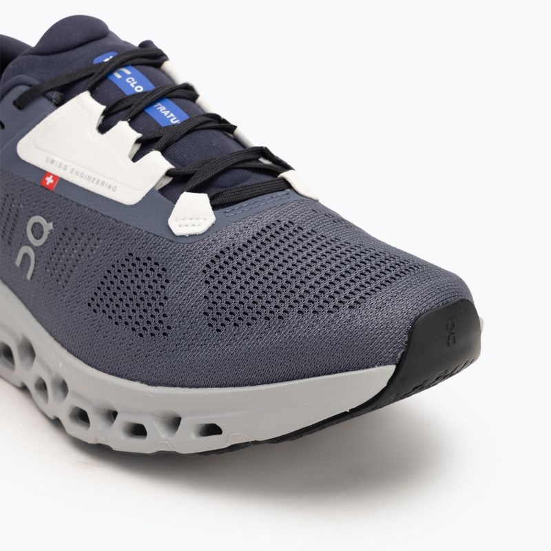 Herren On Running Cloudstratus 3 Metall/Gletscher Laufschuhe 7
