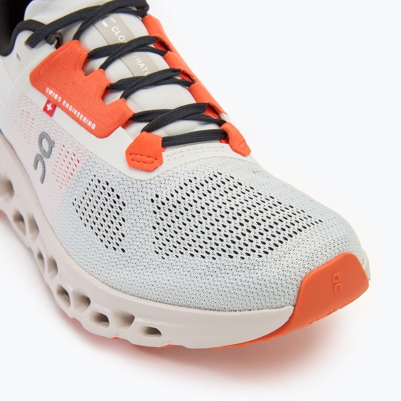 On Cloudstratus 3 Damen Laufschuhe weiß/sand 7