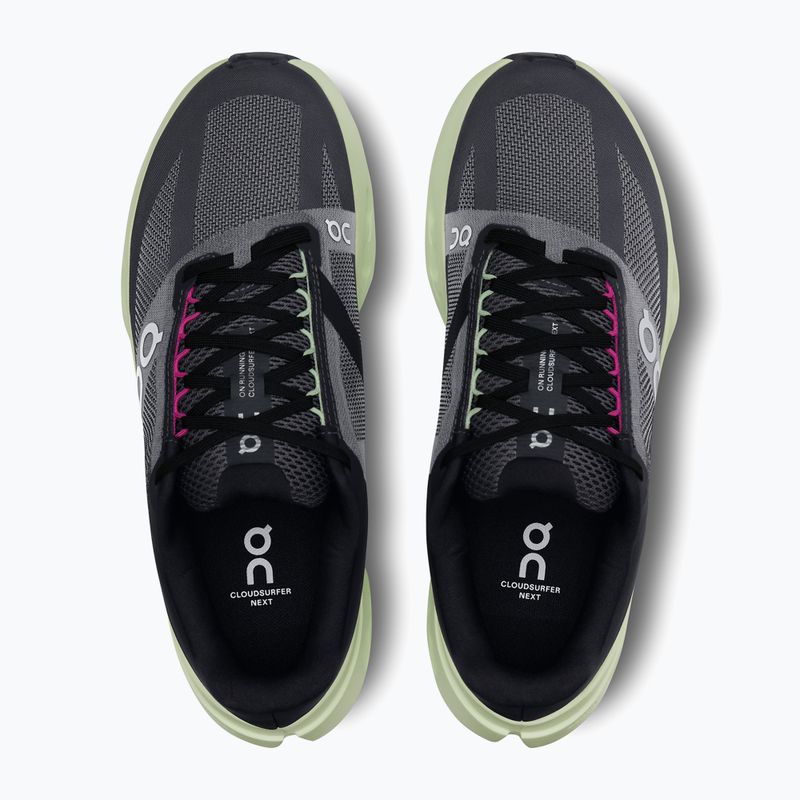 Damen On Cloudsurfer Next schwarz/lima Laufschuhe 13