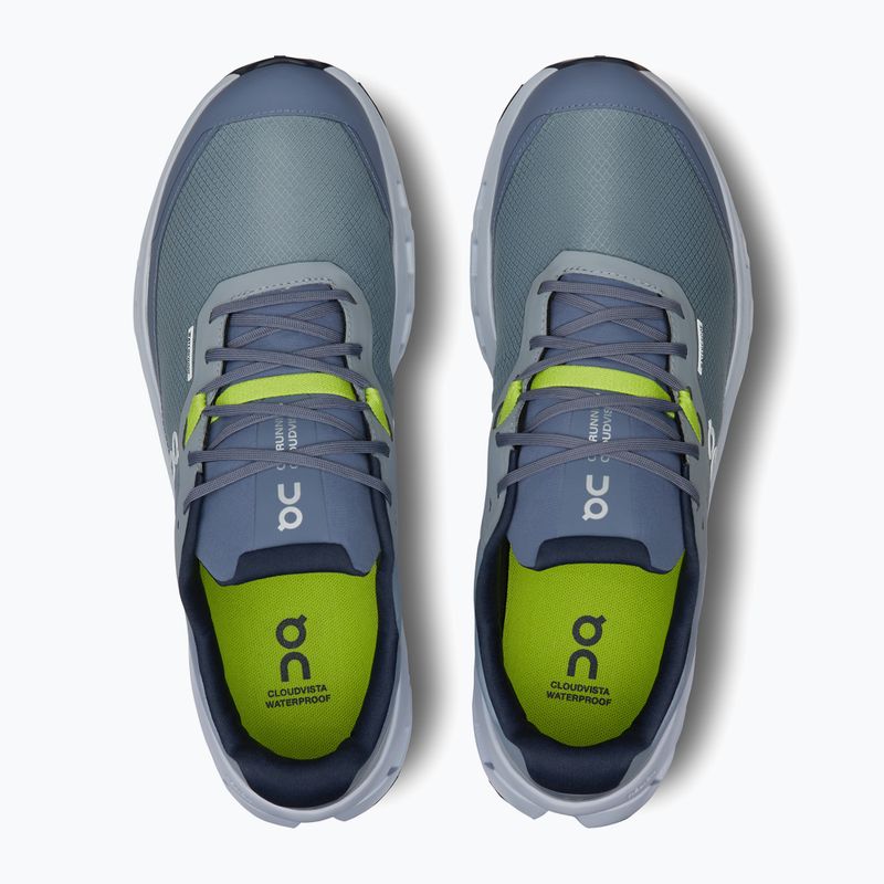 Herren Laufschuhe On Cloudvista 2 Waterproof mist/heather 13