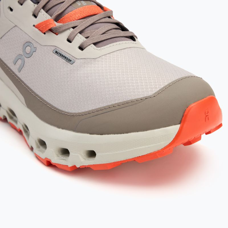 Women's On Running Cloudvista 2 Wasserdichte Perle/Eis Laufschuhe 7