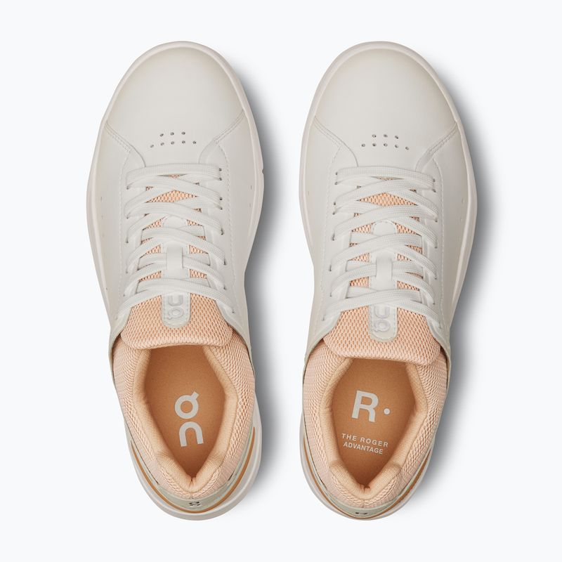 Women's On Running The Roger Advantage weiß/savannah Schuhe 6