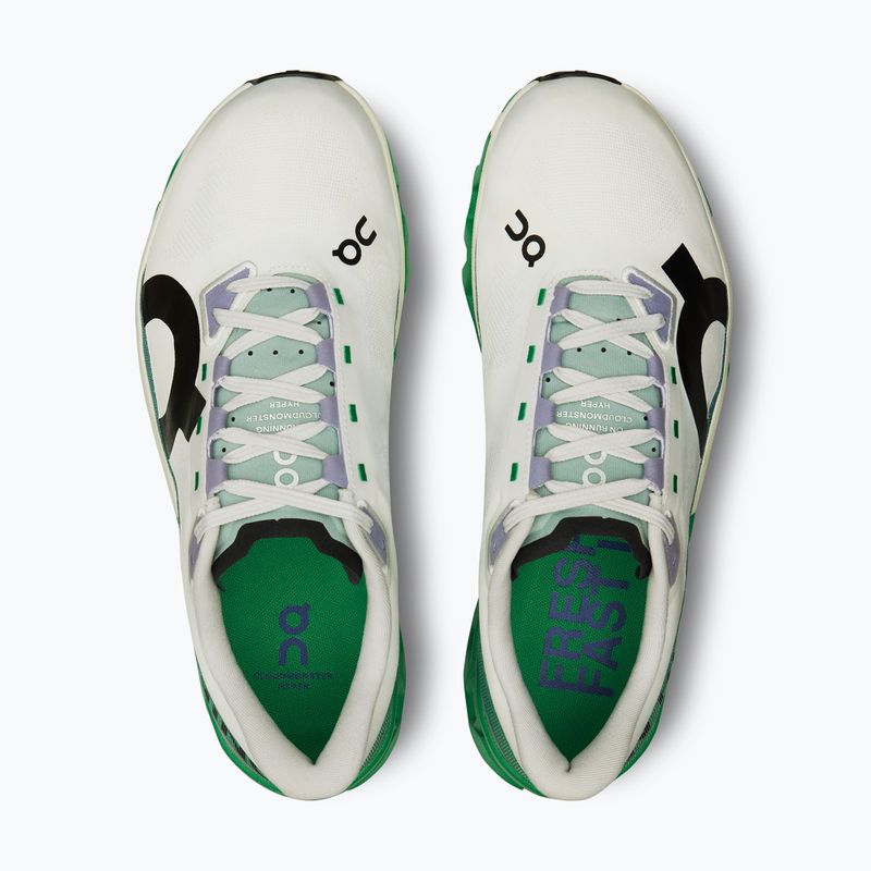 Herren On Running Cloudmonster Hyper weiß/mint Laufschuhe 6