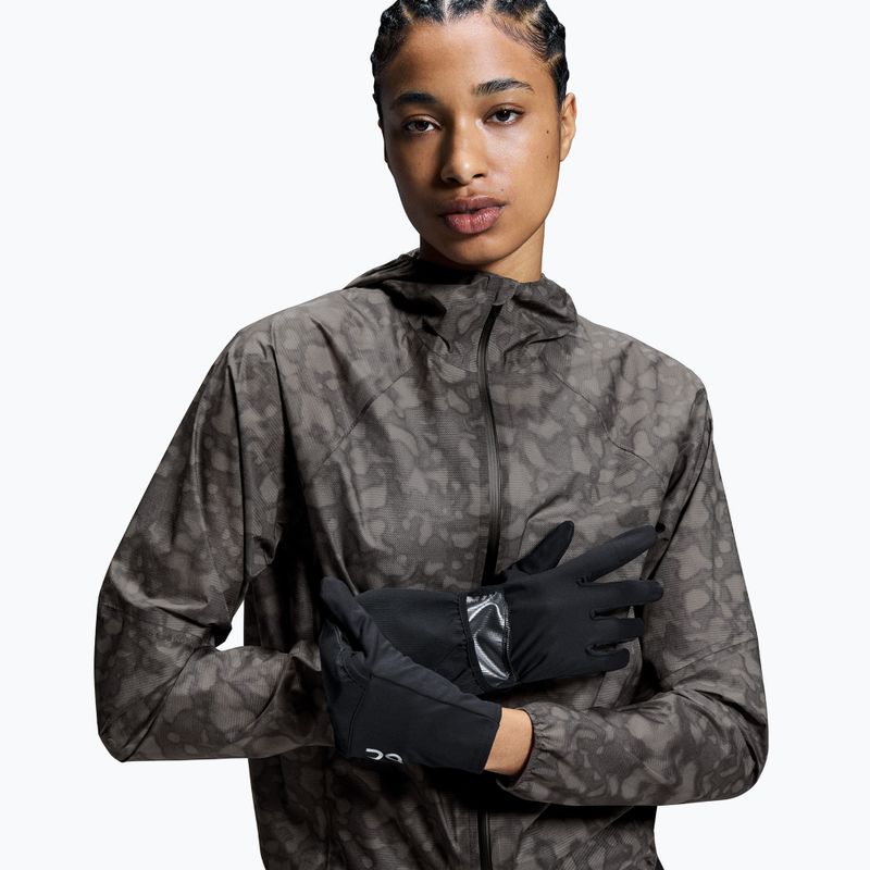 On Core schwarze Laufhandschuhe 4