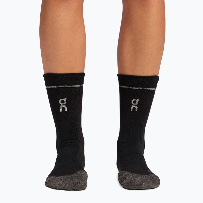On Ultra schwarze Laufsocken 3