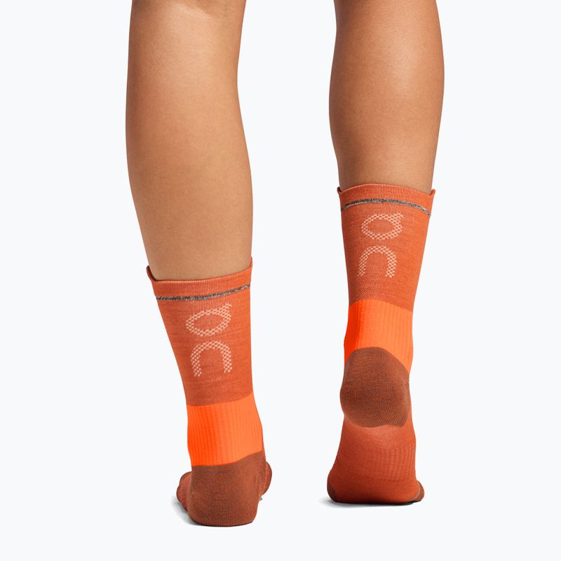 On Ultra Rost/Flamme Laufsocken 4