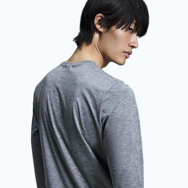 Herren On Running Core Long-T heather grey running longsleeve 6