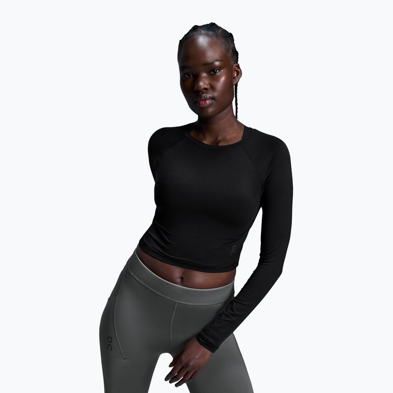 Lauftop Damen On Running Movement Long-T Crop black 4
