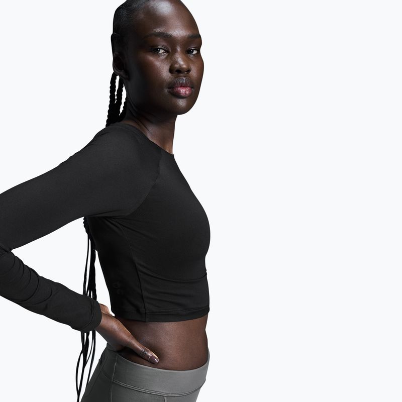 Lauftop Damen On Running Movement Long-T Crop black 5