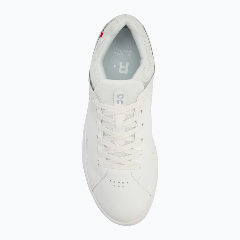 Men's On The Roger Advantage weiße Schuhe 5