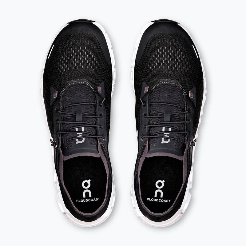 Herren On Running Cloud 6 Coast schwarz/weiß Schuhe 4