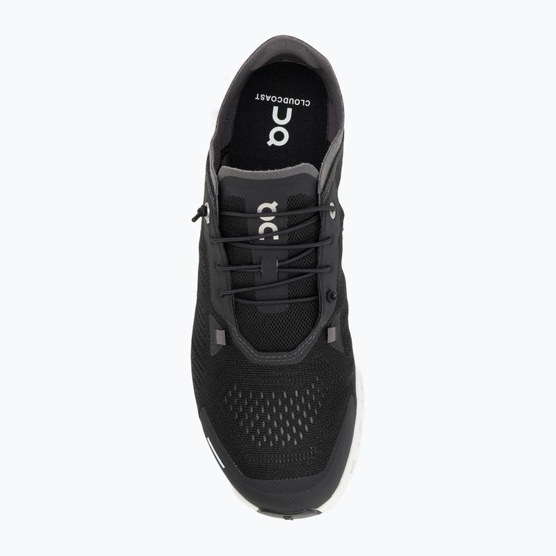 Herren On Running Cloud 6 Coast schwarz/weiß Schuhe 5