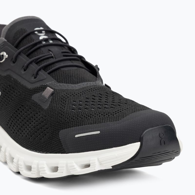 Herren On Running Cloud 6 Coast schwarz/weiß Schuhe 7