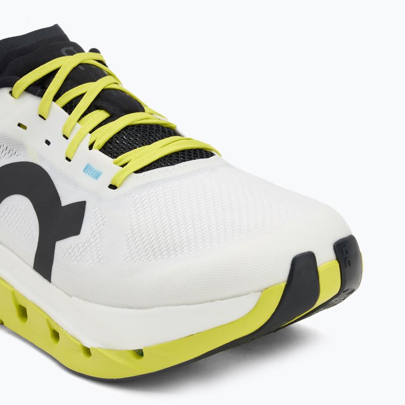 Herren On Cloudflow 5 weiß/limette Laufschuhe 7