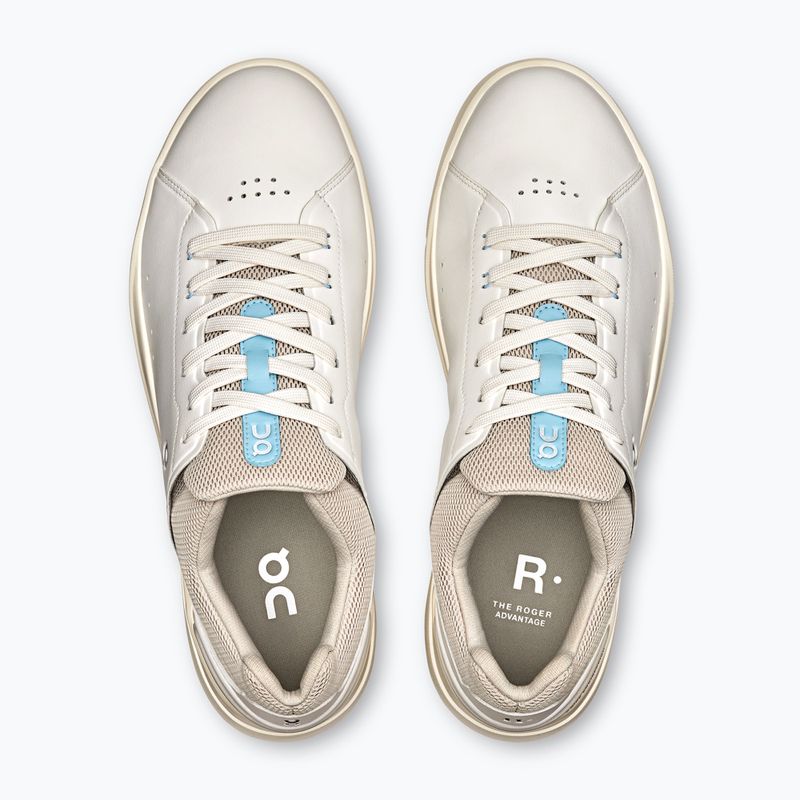 Männer On Running The Roger Advantage weiß/sand Schuhe 4