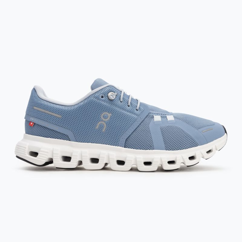 Schuhe Damen On Cloud 6 chambray/white 2