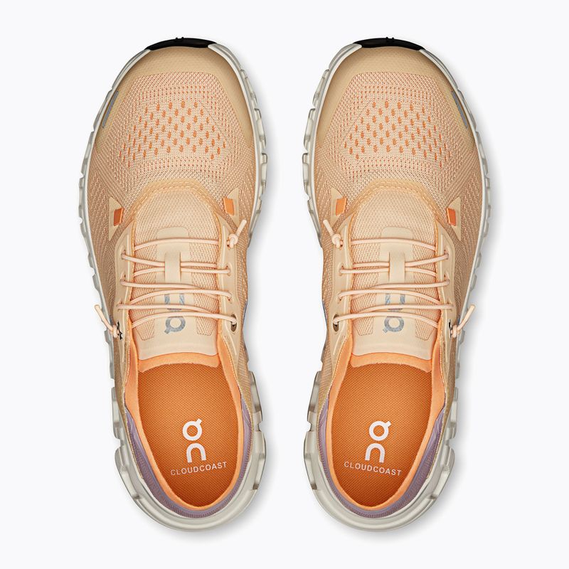 On Running Cloud 6 Coast Damen Schuhe blond/mauve 2
