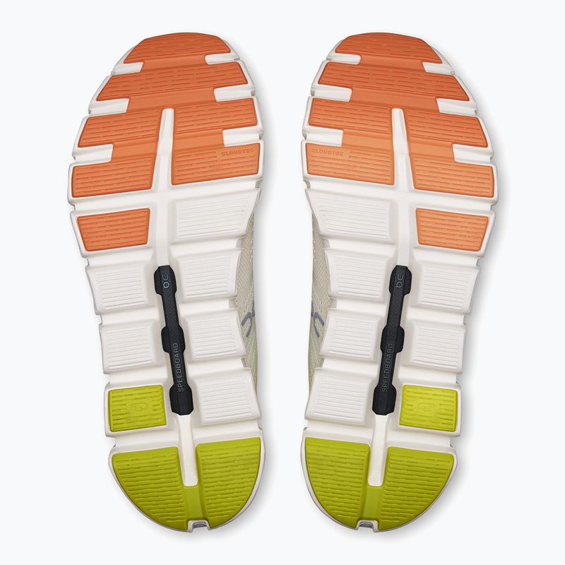 Damen On Running Cloud 6 Coast aloe/limelight Schuhe 3