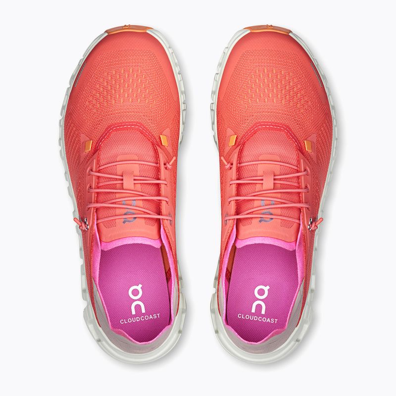 On Running Cloud 6 Coast Lachs/Perle Damenschuhe 2