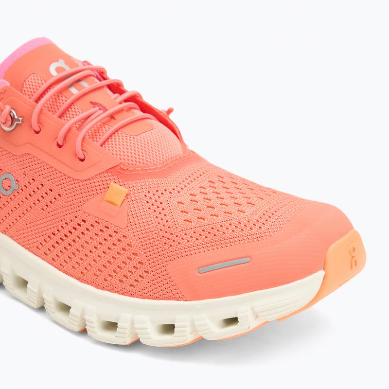 On Running Cloud 6 Coast Lachs/Perle Damenschuhe 7