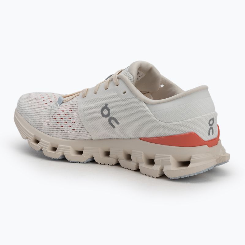Laufschuhe Damen On Running Cloud X 4 ivory/salmon 3