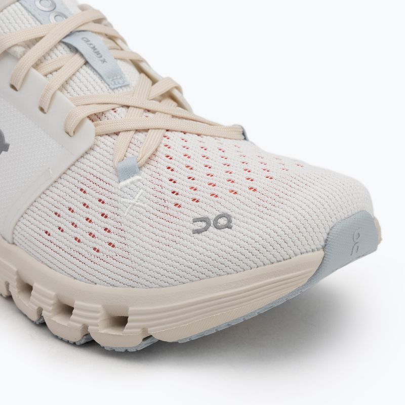 Laufschuhe Damen On Running Cloud X 4 ivory/salmon 7