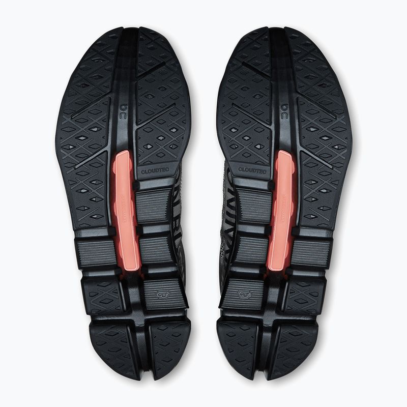 Women's On Cloudflow 5 schwarz/schwarz Laufschuhe 10