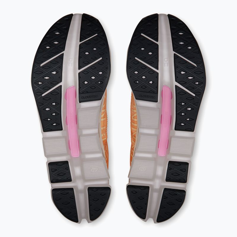 Damen On Cloudflow 5 tangerine/silver Laufschuhe 10