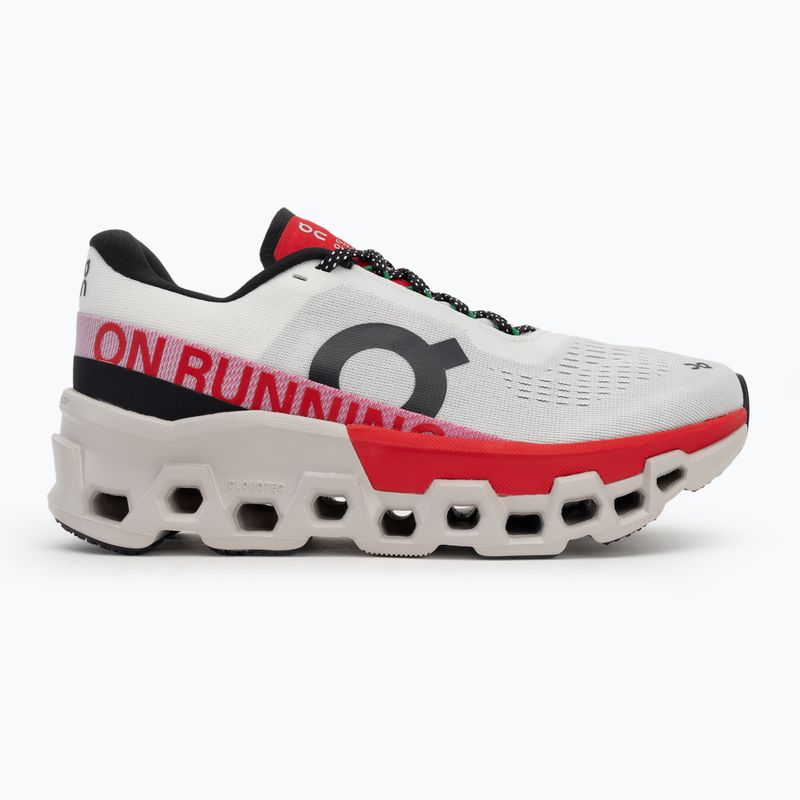 Laufschuhe Damen On Running Cloudmonster 2 ivory/red 2