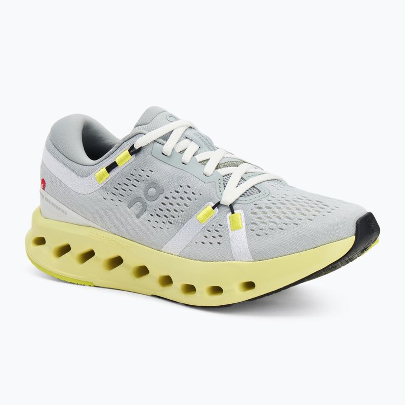 Women's On Running Cloudsurfer 2 glacier/limelight Laufschuhe