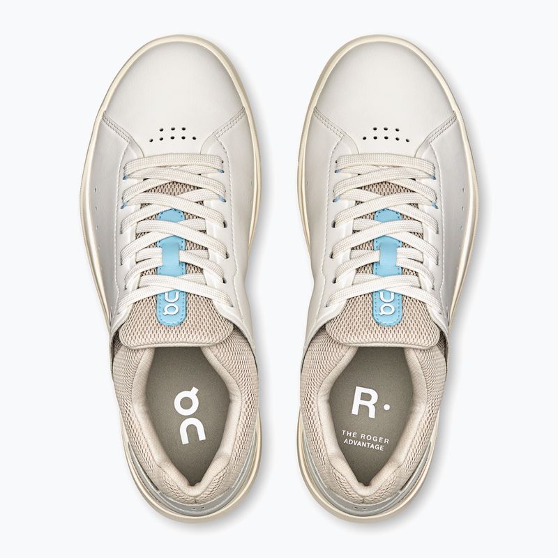 Women's On Running The Roger Advantage weiß/sand Schuhe 9