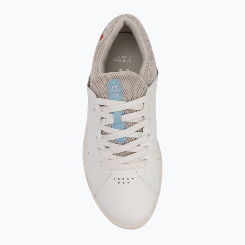 Women's On Running The Roger Advantage weiß/sand Schuhe 5