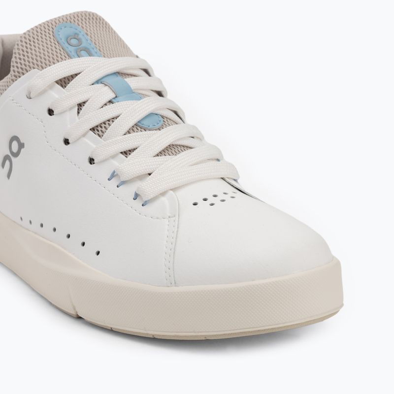 Women's On Running The Roger Advantage weiß/sand Schuhe 7
