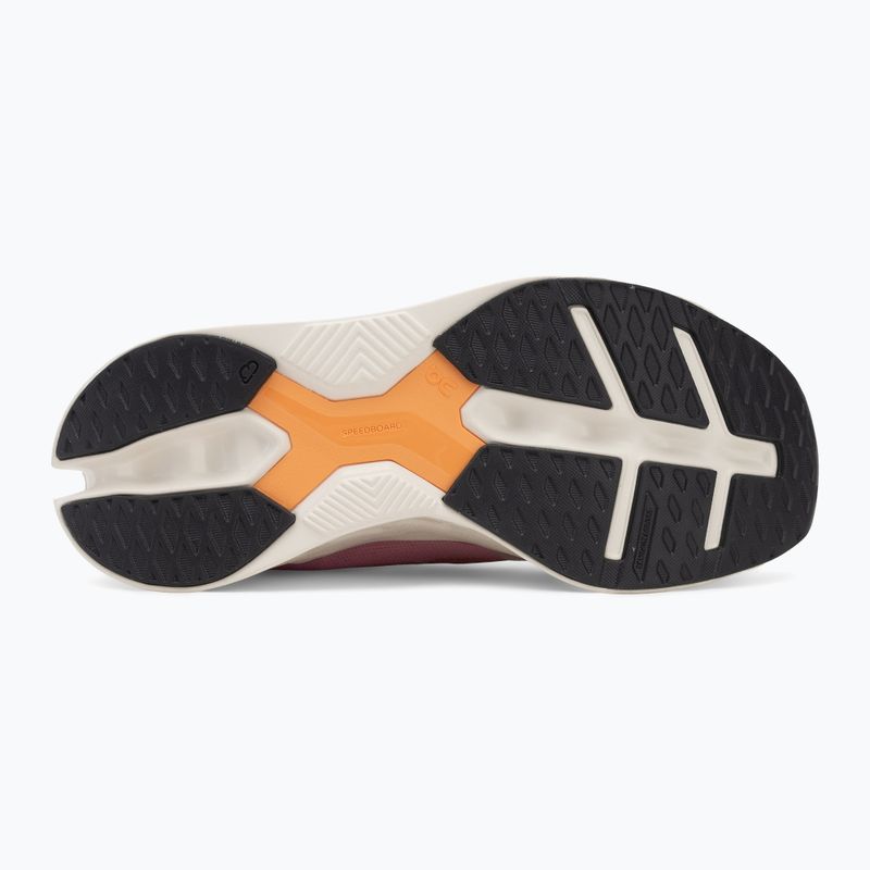 Damen On Running Cloudeclipse tangerine/ivory Laufschuhe 4