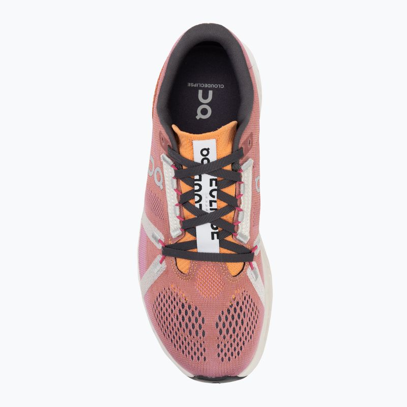 Damen On Running Cloudeclipse tangerine/ivory Laufschuhe 5
