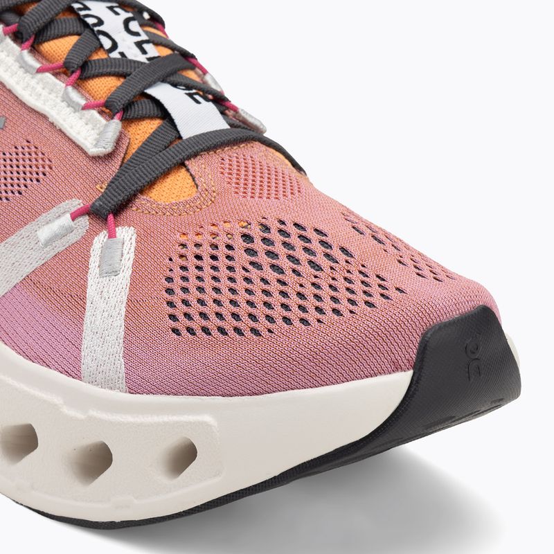 Damen On Running Cloudeclipse tangerine/ivory Laufschuhe 7