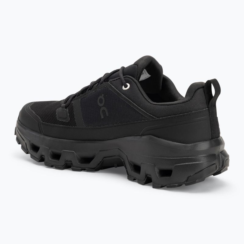 Herrenschuhe On Cloudrock Low Waterproof black/black 3