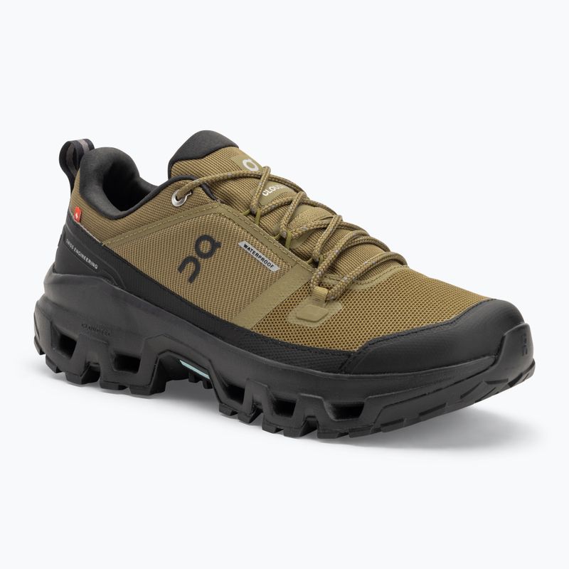 Herrenschuhe On Cloudrock Low Waterproof hunter/black