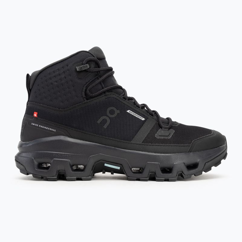 Herrenschuhe On Cloudrock Mid Waterproof black/black 2