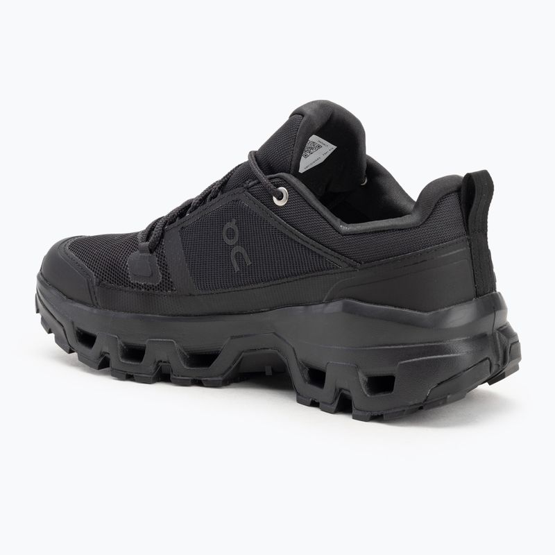 Schuhe Damen On Cloudrock Low Waterproof black/black 3